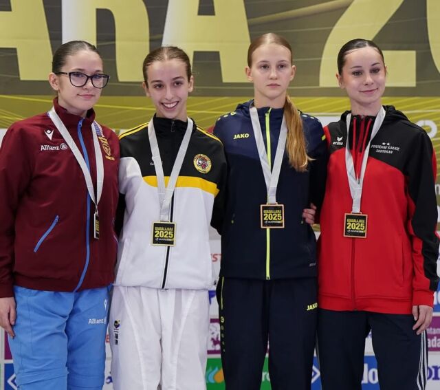 Fina prestationer av Agnes, Isak & Truls som representerade Sverige på KARATE1 YOUTH LEAGUE i GUADALAJARA 2025 🇪🇸 under helgen.

Agnes, 3:e plats i Junior -48kg
🇸🇪 - 🇪🇸 ✅
🇸🇪 - 🇮🇹 ❌
🇸🇪 - 🇵🇹 ✅
🇸🇪 - 🇰🇿 ✅ Brons match 

Isak, 5:e plats i Junior Kata
🇸🇪 - 🇩🇪 
🇸🇪 - 🇭🇷 
🇸🇪 - 🇮🇹 
🇸🇪 - 🇵🇹 
🇸🇪 - 🇯🇵 
🇸🇪 - 🇮🇹 ❌ Semifinal 
🇸🇪 - 🇮🇹 ❌ Brons match

Truls, Cadet Kata
🇸🇪 - 🇪🇸 ❌

Grymt jobbat 👏🏻

📸 @karateinsights 
#Karateklubbelit #TeamElit #lidingö